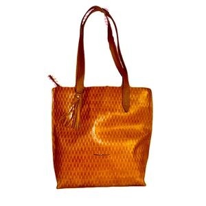 Arzon Brazil Large Tote basket weave high quality Leather vintage bag